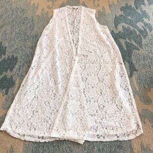 Lularoe cream lace Joy **UNICORN**